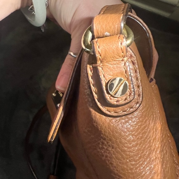 Michael Kors Brown Leather Crossbody, good condition, inside clean - Picture 4 of 7
